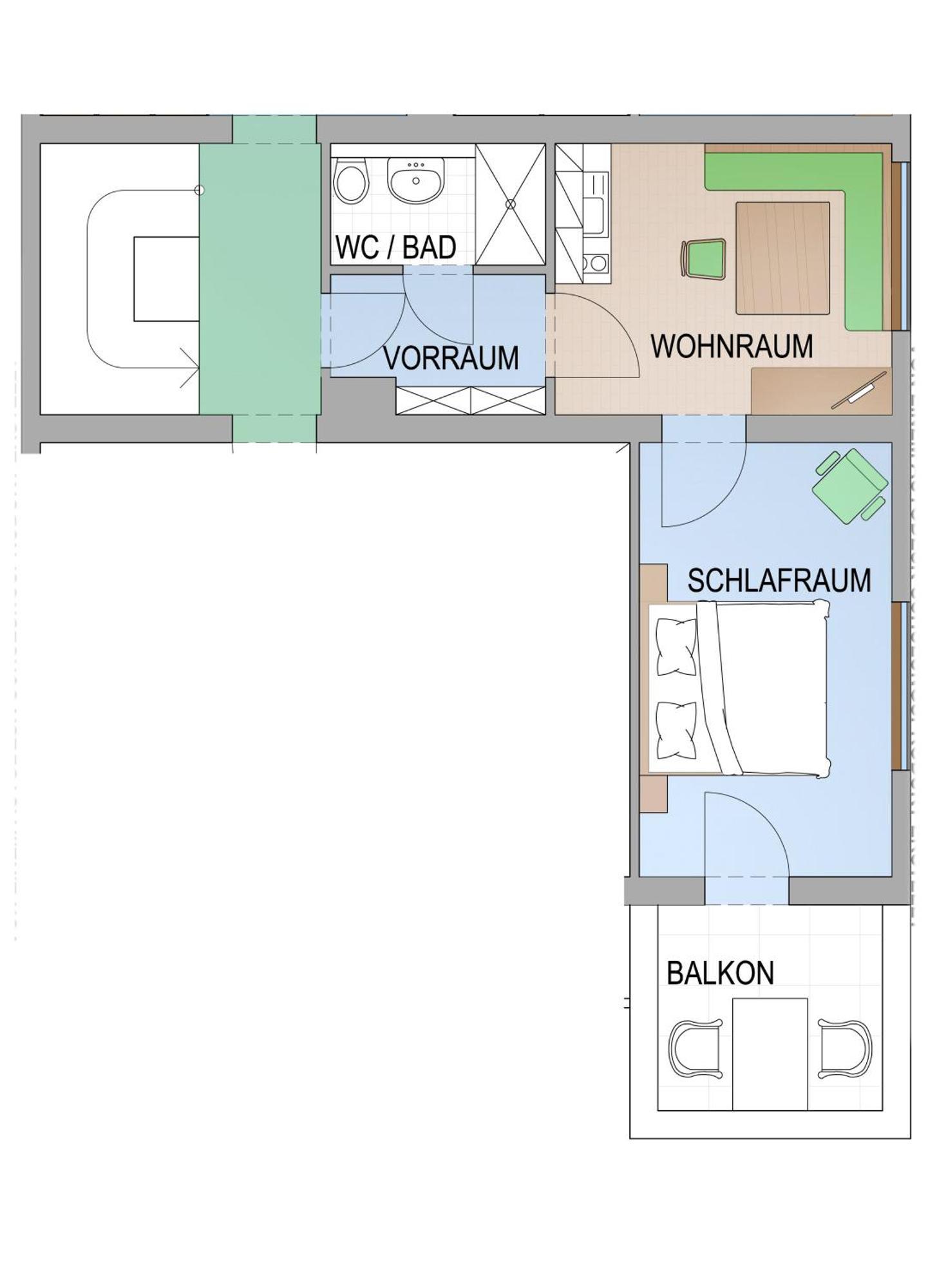 Appartement Scheibling Sankt Wolfgang im Salzkammergut Ruang foto